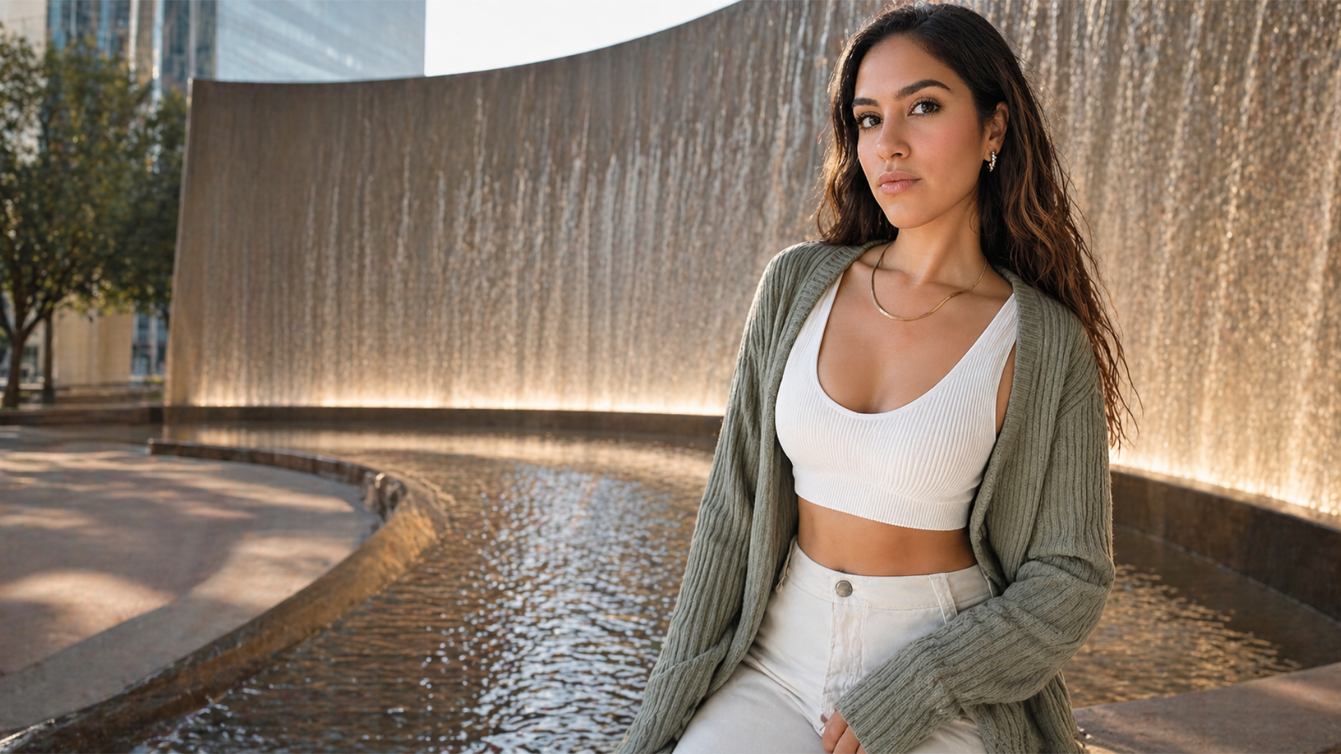 Layered Necklaces and Hoop Earrings – Maleta Chic