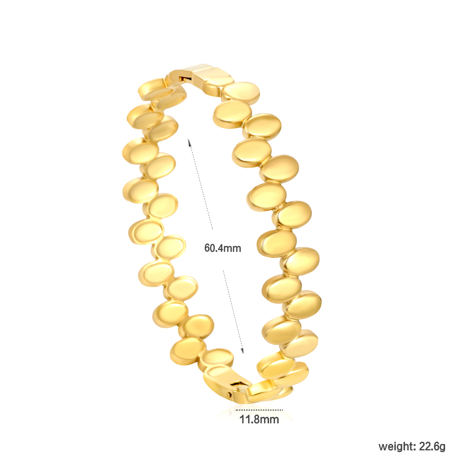Golden Pebble Bracelet
