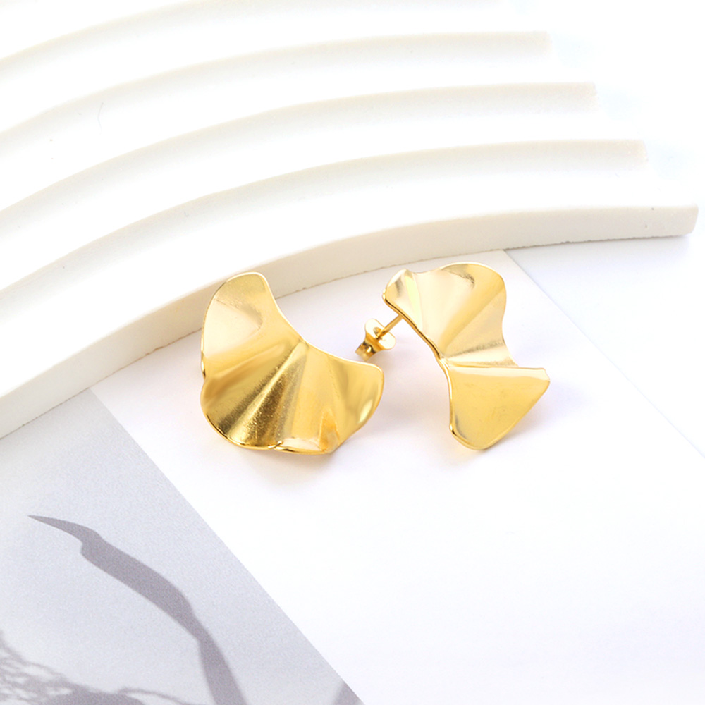 Aretes Ginkgo Gold