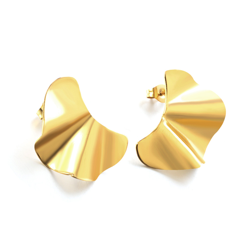 Aretes Ginkgo Gold