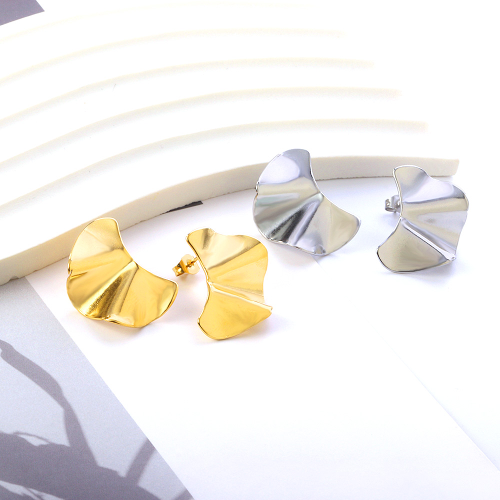 Aretes Ginkgo Gold