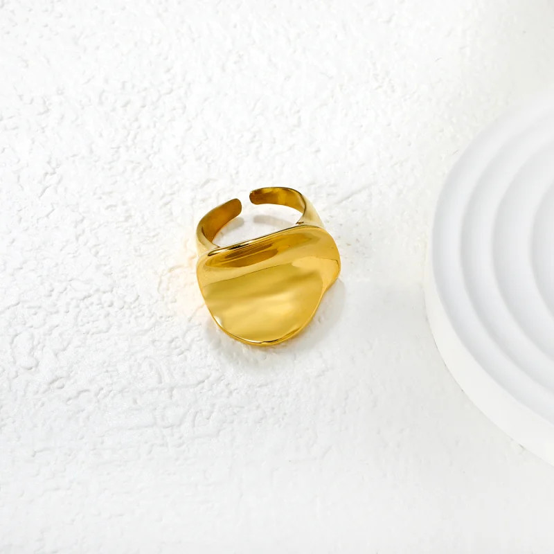 Adjustable Gold Statement Ring - rings for women